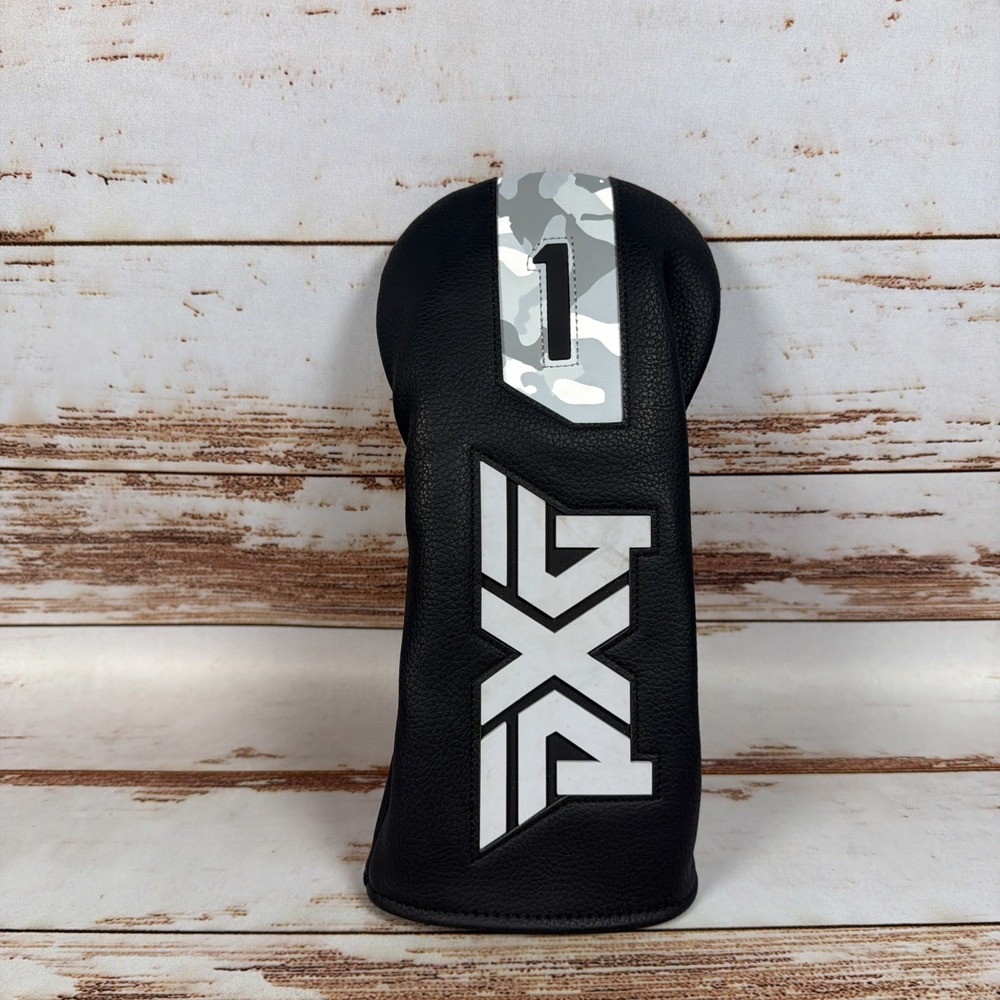 PXG Camo Driver Headcover 1 Wood Golf Club Protector Black Gray